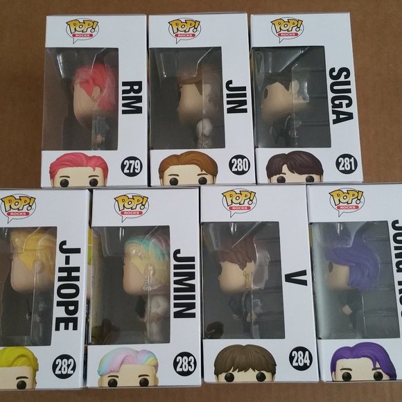 Funko Pop! Rocks BTS WAVE 3 "BUTTER" - FULL SET - Picture 10 of 16